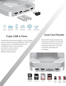 Mac Mini M4 2024/16GB RAM+256GB SSD/HMDI Hub with 2TB SSD Storage